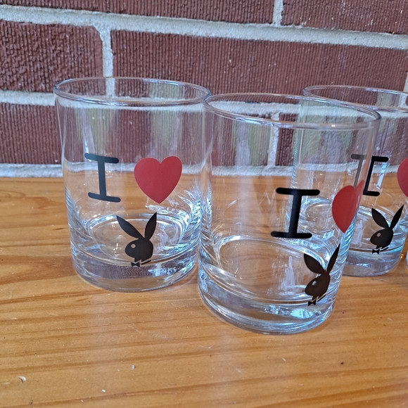 Source Unknown Dining Playboy Drinking Glasses Playboy Club Poshmark